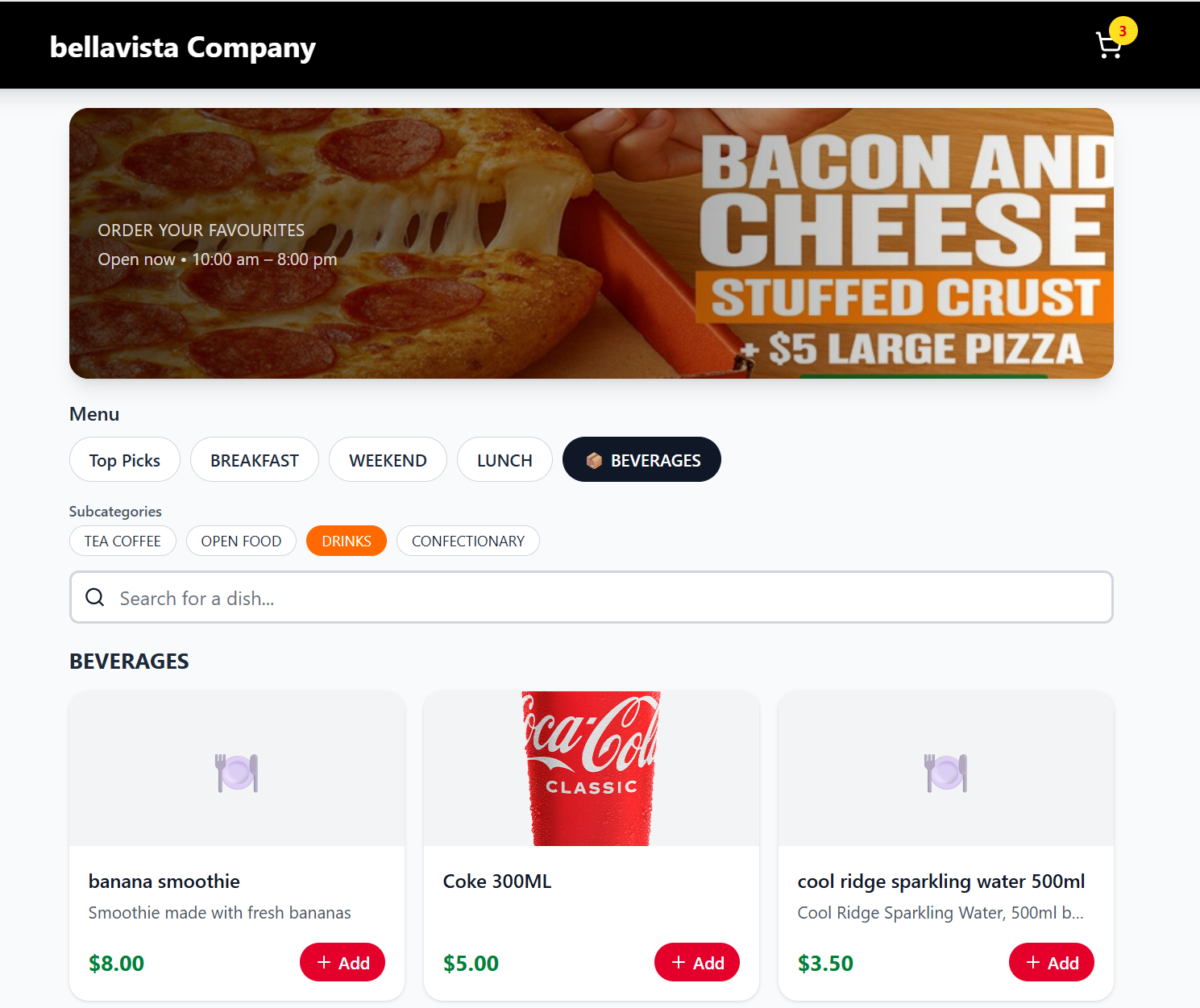 Uber Eats, DoorDash, Public Ordering, Online Checkout, and Guest/Web Orders screenshot